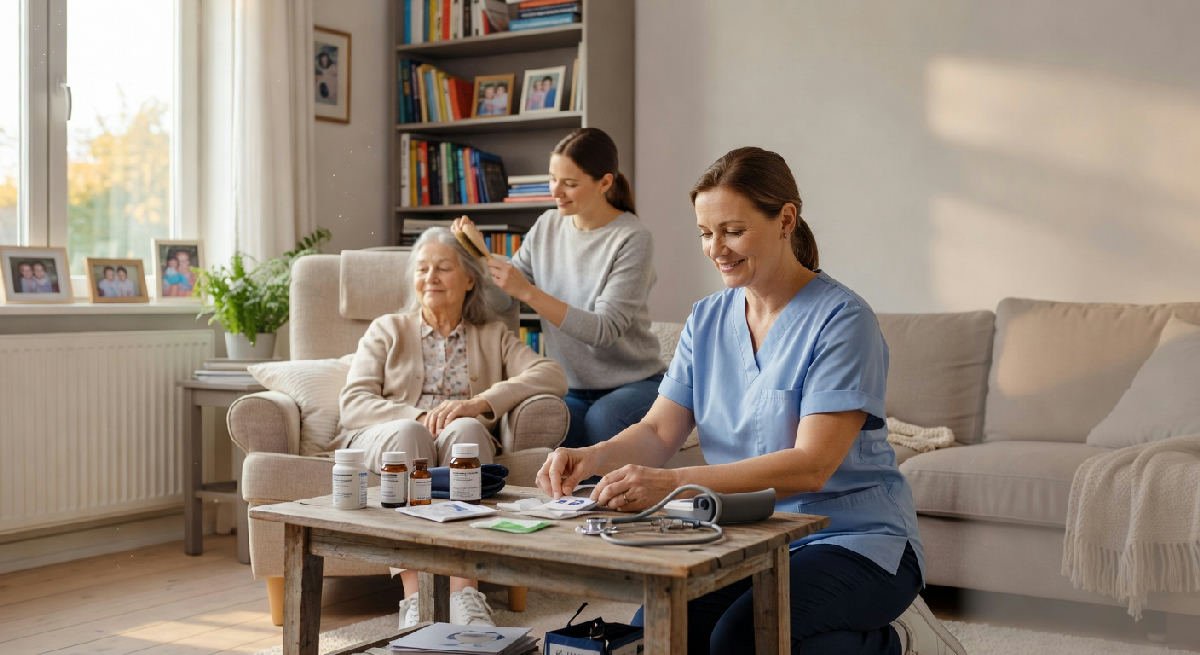 Verschil tussen persoonlijke verzorging en verpleging aan huis